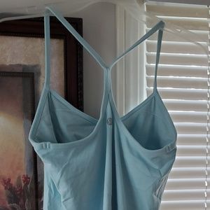 Light blue tank top lulu lemon